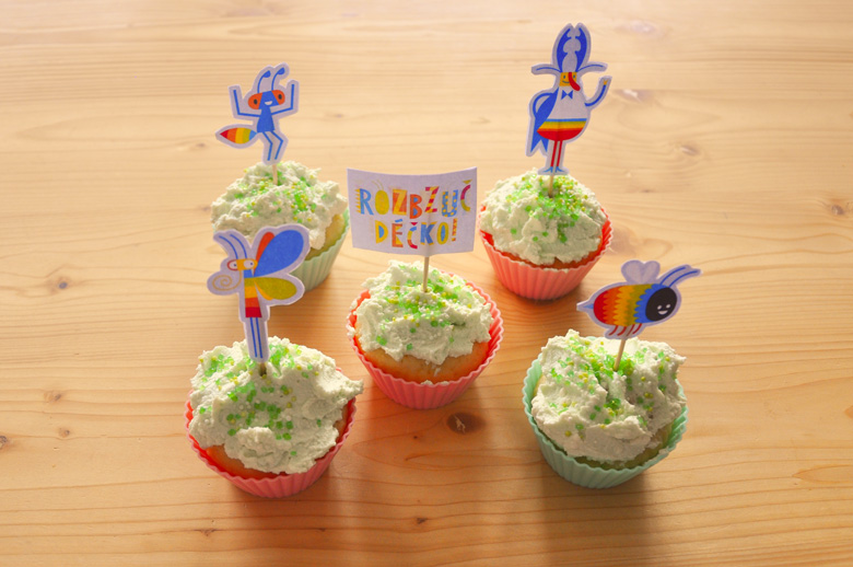 Cupcaky se superhmyzáky