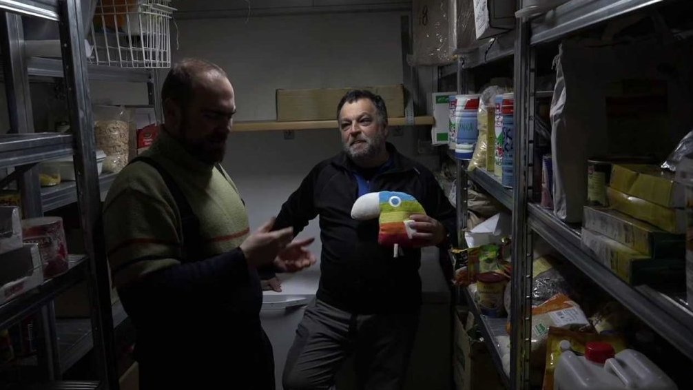 Zásoby jídla pro Duháčka a skupinu vědců na Antarktidě