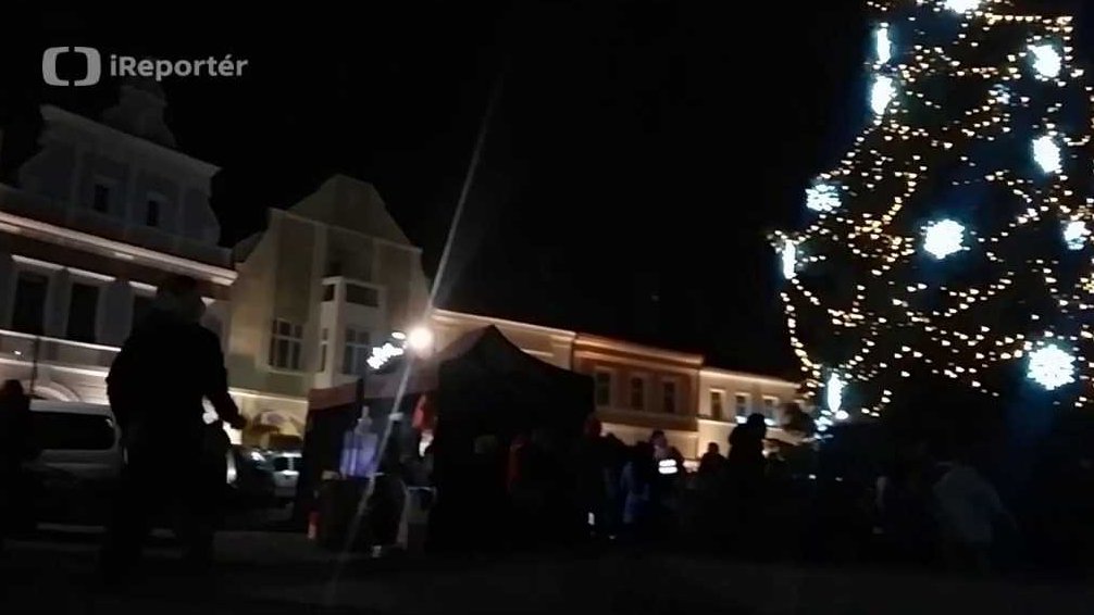 Rozsvícení vánočního stromu v Mělníku 2