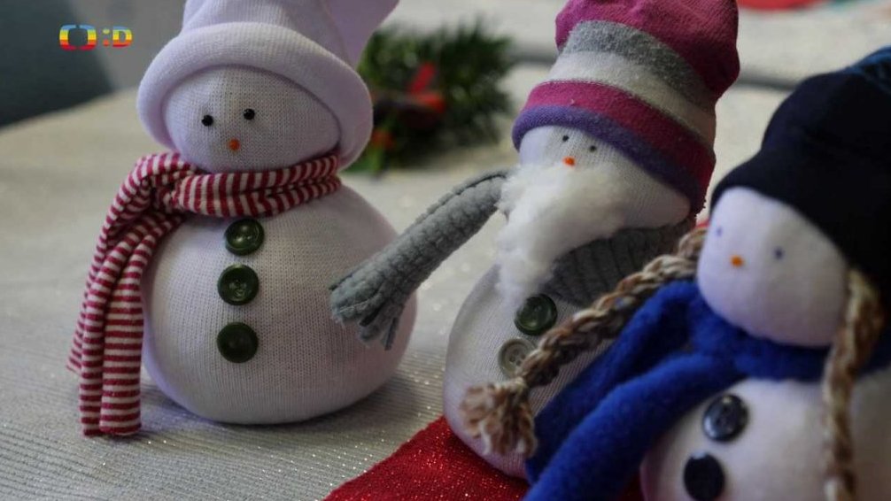 Vánoční dílna: Sněhulák z ponožky