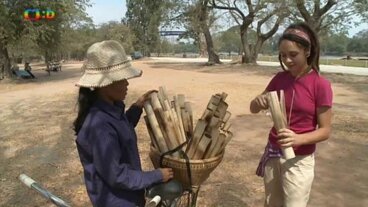 Stíny a tvary v Kambodži