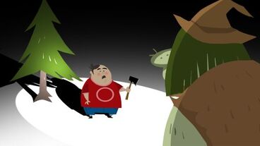 Chlapec a troll