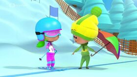 Lyžování v boulích