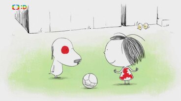 Rita a Coto hrají fotbal