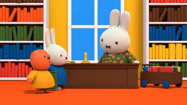 Miffy v knihovně