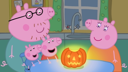 Prasátko Peppa a dýňová párty