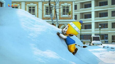 Zou a sněhová závěj