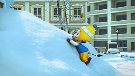 Zou a sněhová závěj