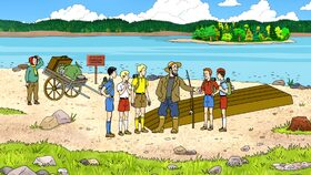 7/7 Rychlé šípy a tábor na ostrově