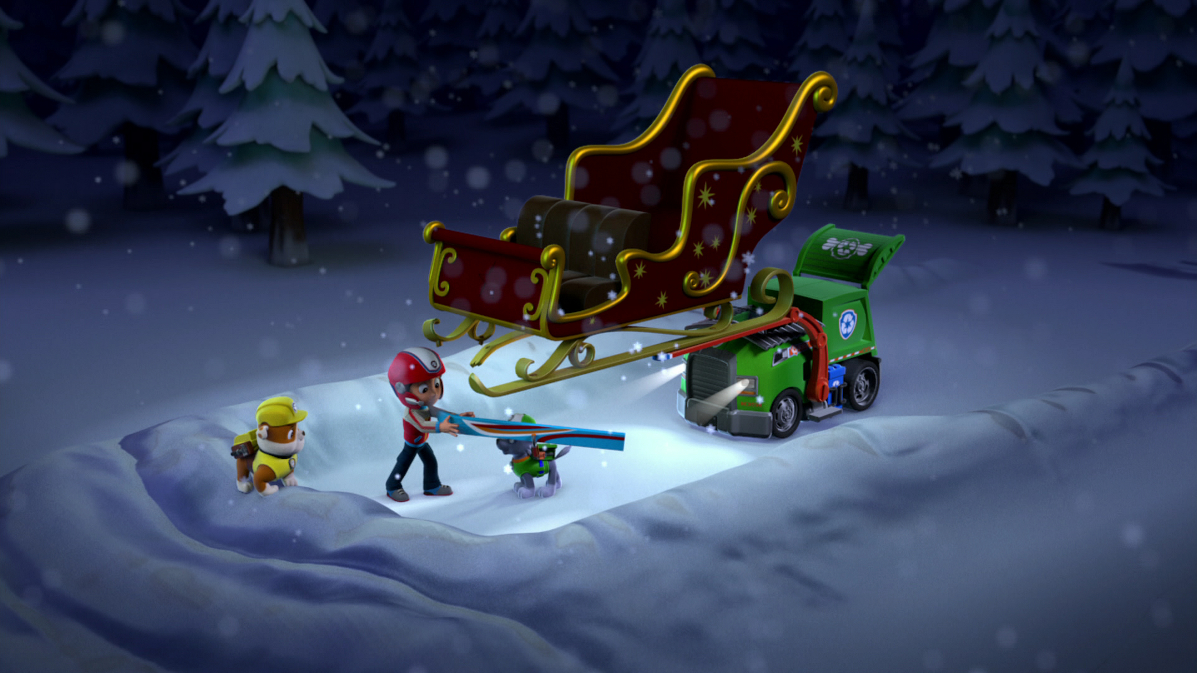 Tlapky zachraňují Vánoce