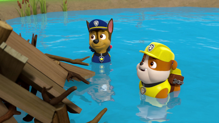 Tlapky zachraňují potápěčský zvon / Tlapky zachraňují bobry