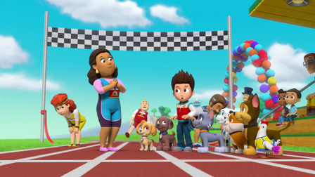 Tlapky zachraňují závod starostů / Tlapky zachraňují lup