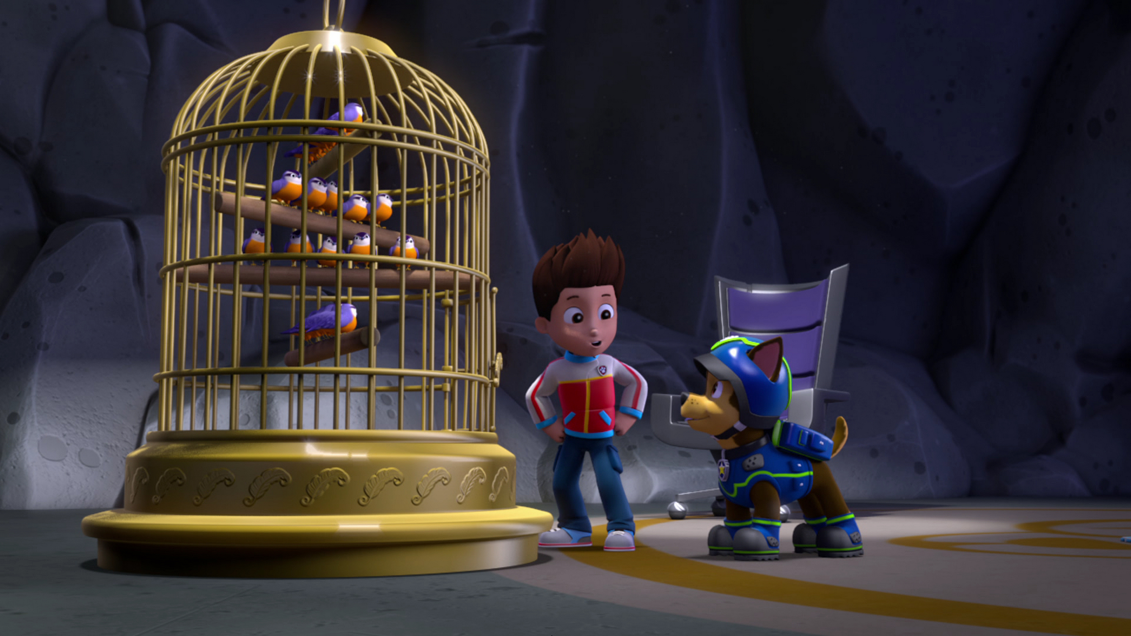 Tlapky zachraňují školní autobus/Tlapky zachraňují slavíky