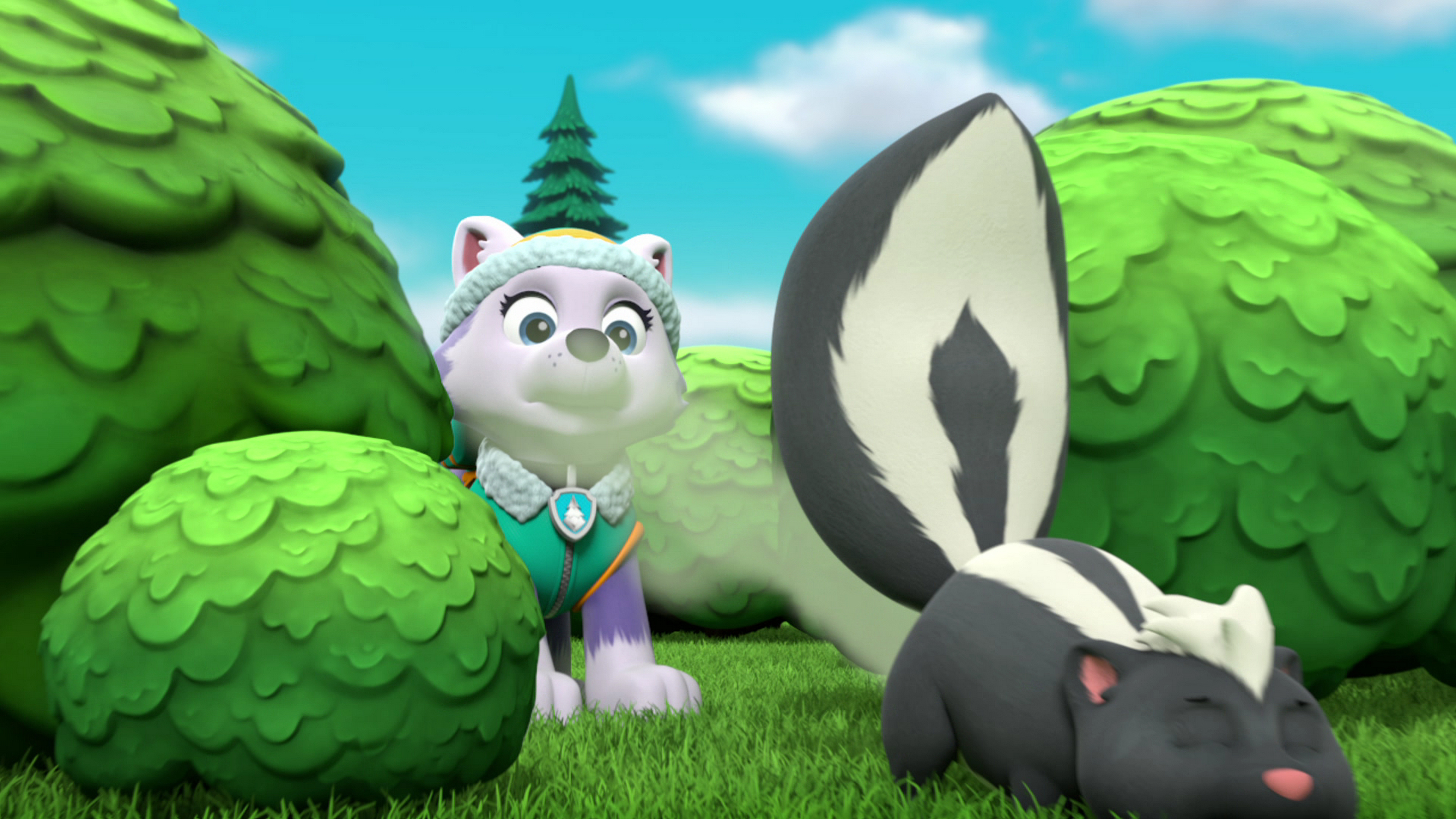 Trable se skunkem / Tlapky a velrybí příběh