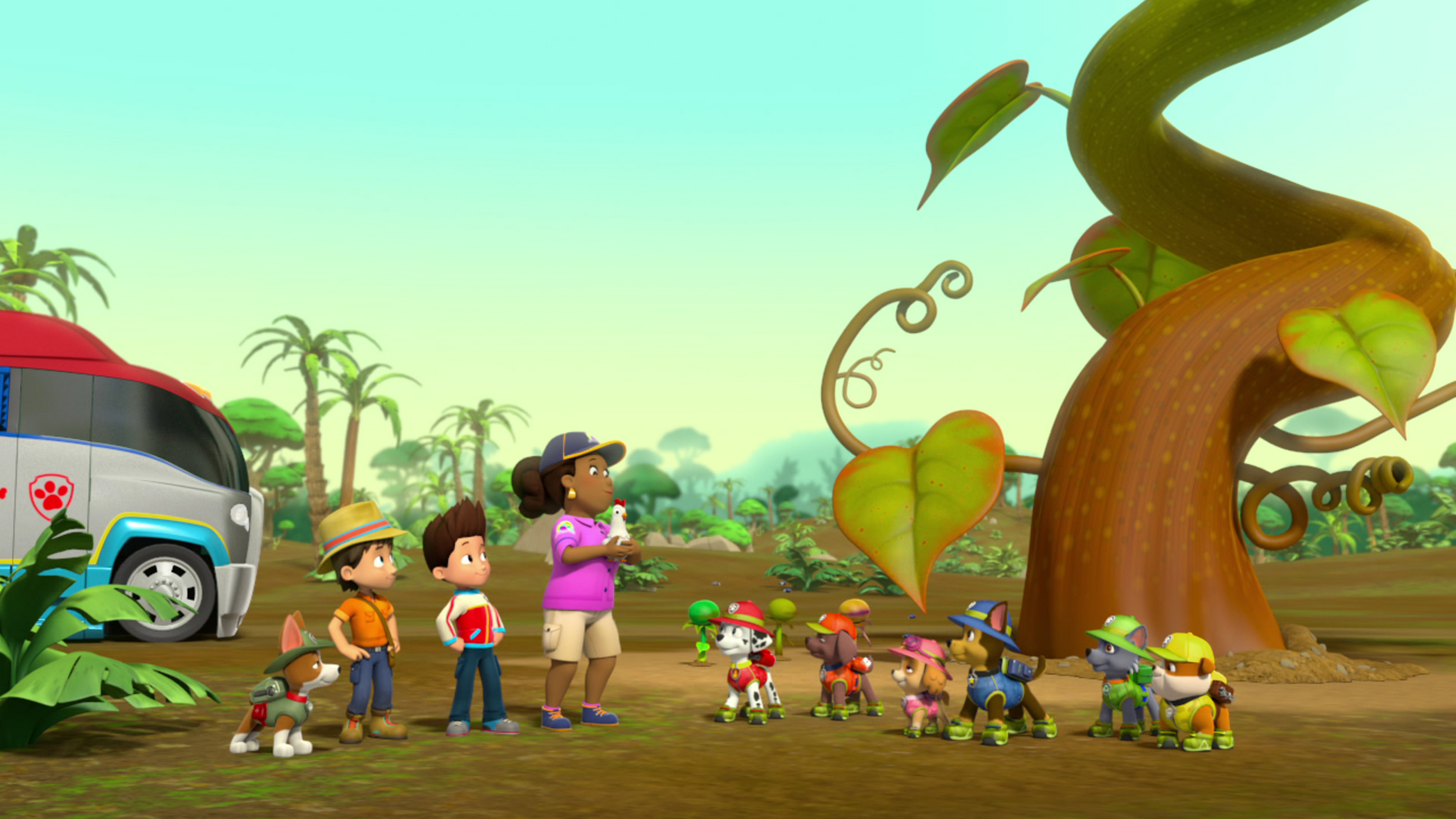 Tlapky zachraňují obří rostlinu / Magnetické tlapky