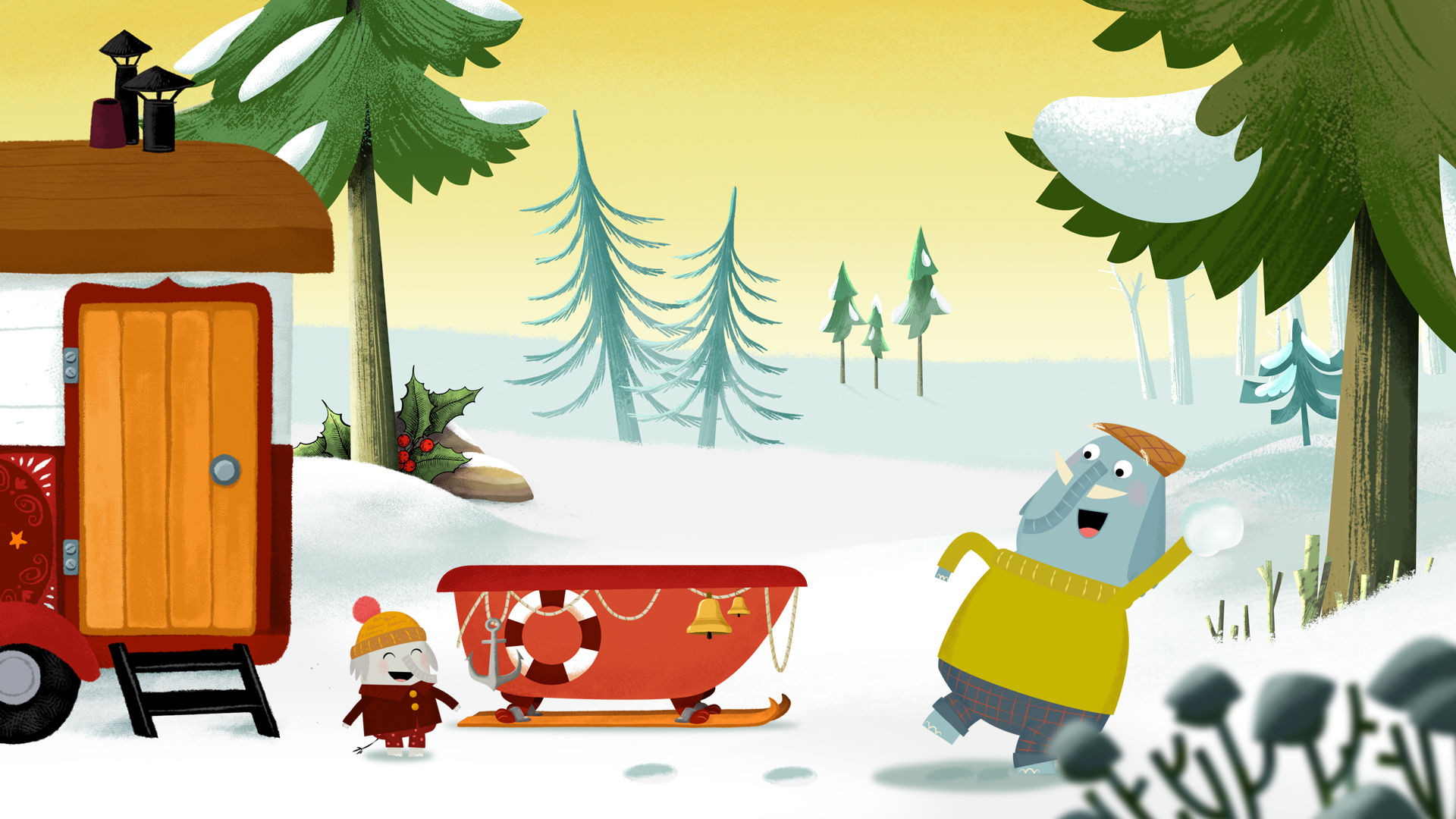 Zimní píseň o vaně