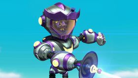 Tlapky zastavují velkého zlého robota / Mocné tlapky versus víko