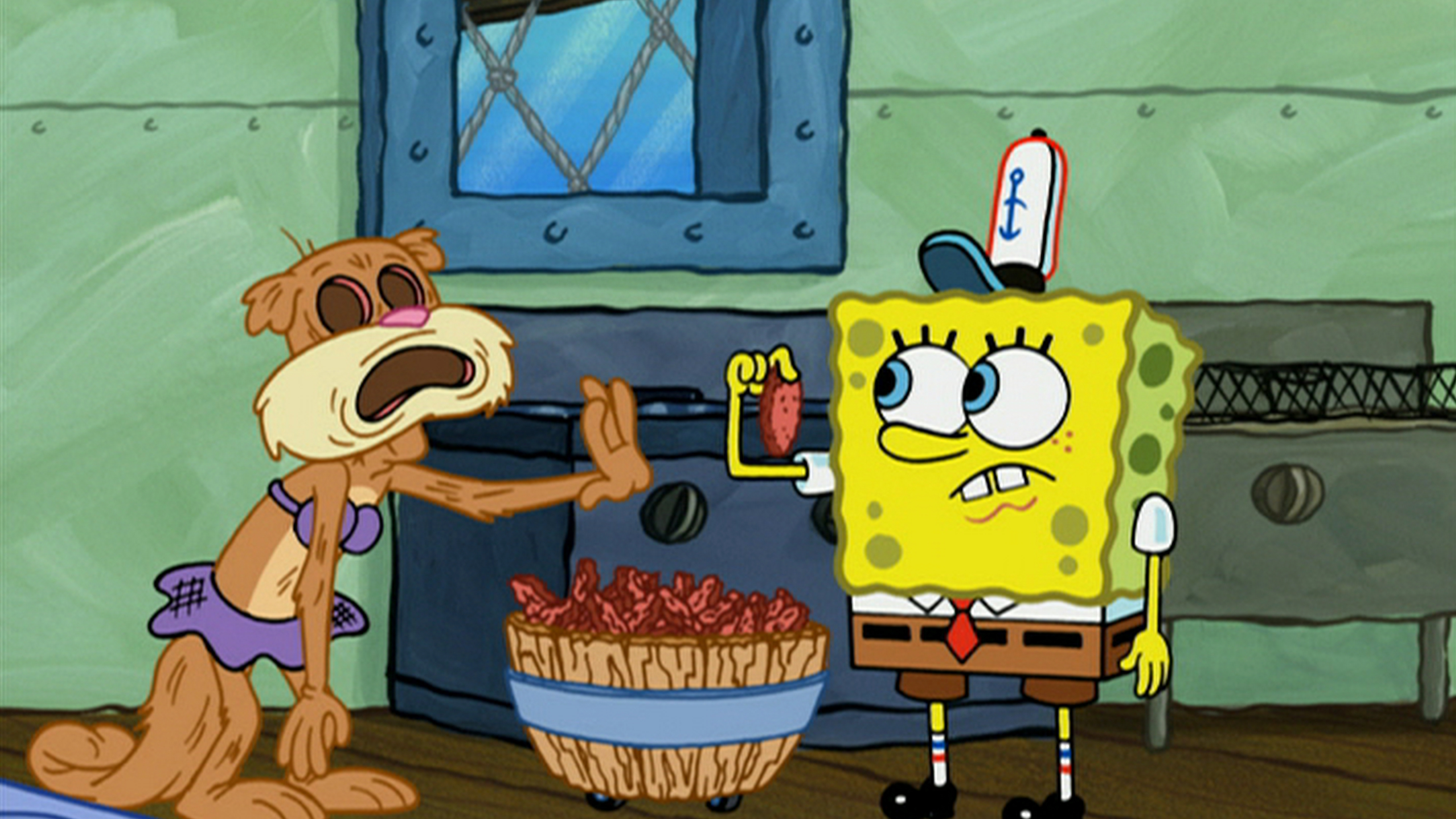 Někdo je v kuchyni se Sandy / Kdo ovládá koho?