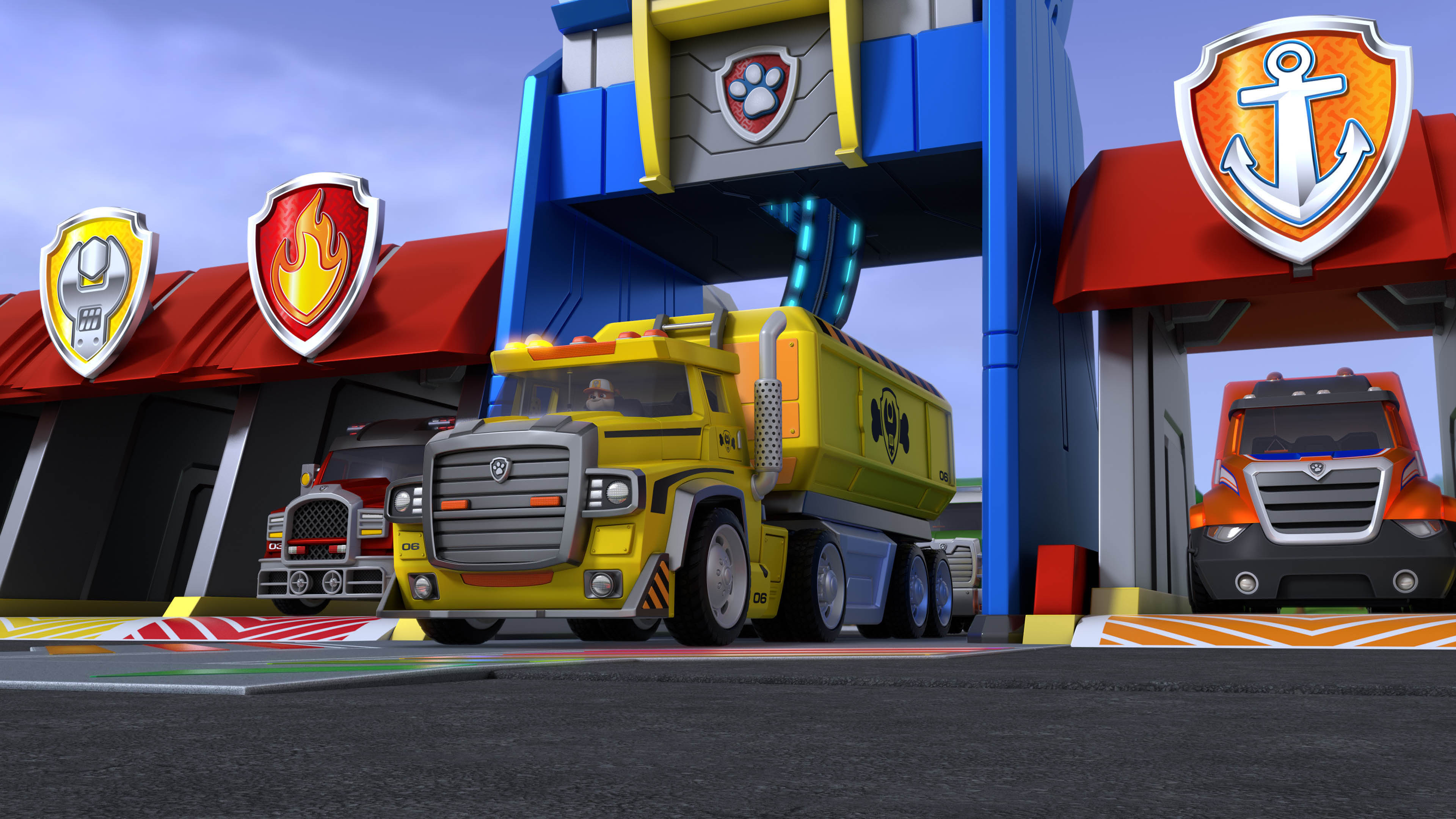 Velká truck patrola zastavuje záplavu