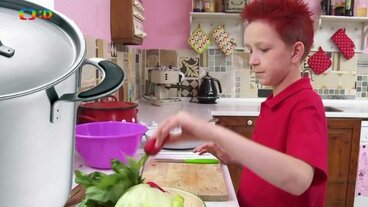 Z rebarbory řapíky chutnají jak šťovíky