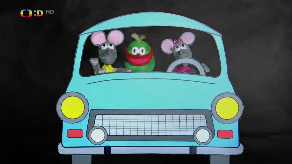 Tryskomyšky a Muf jedou na výlet na Sejraštejn.