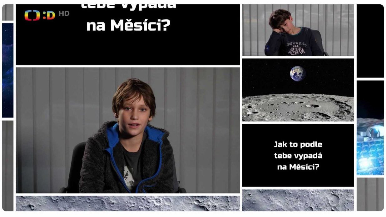 Jak to podle tebe vypadá na Měsíci?