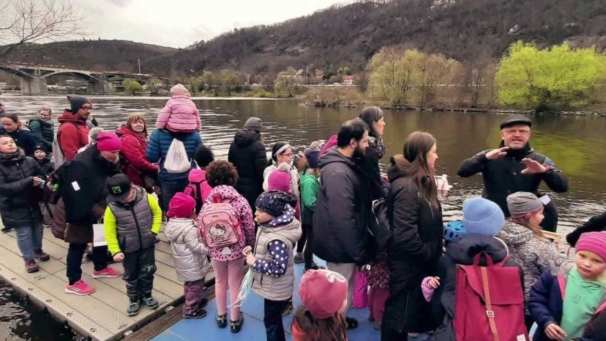 Vítání jara v areálu Vltavanů