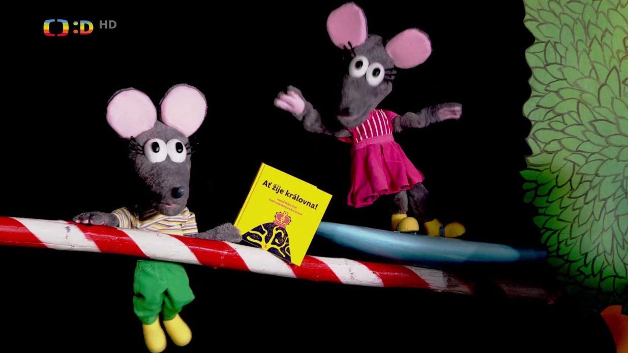 Tryskomyši představují knížku Ať žije královna od Robina Krále a Barbory Burianové.