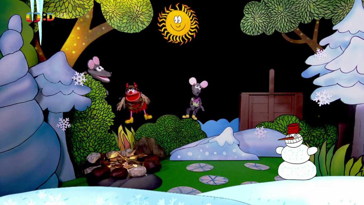 Tryskomyši probírají s čerticí otužování.