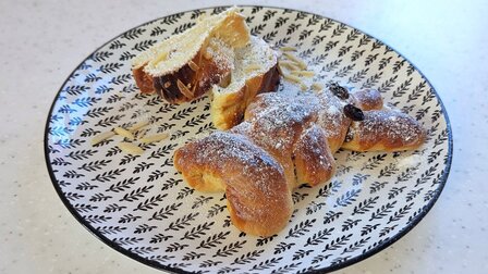 recept - Kynutí čertíci a vánočka