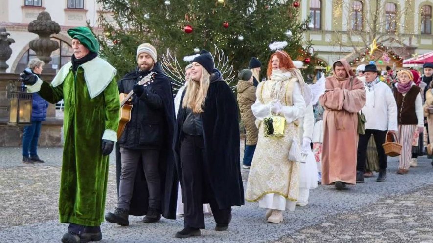 Živý betlém v Kadani