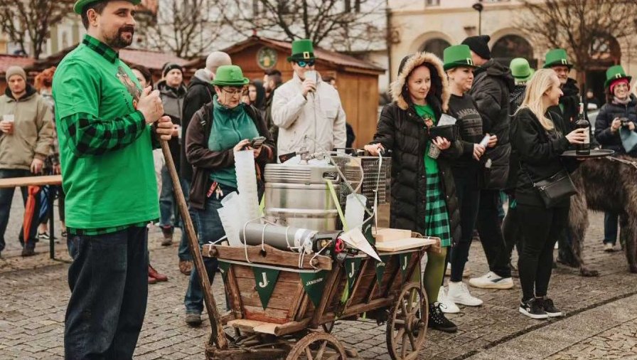 Oslavy svatého Patrika v Mělníce