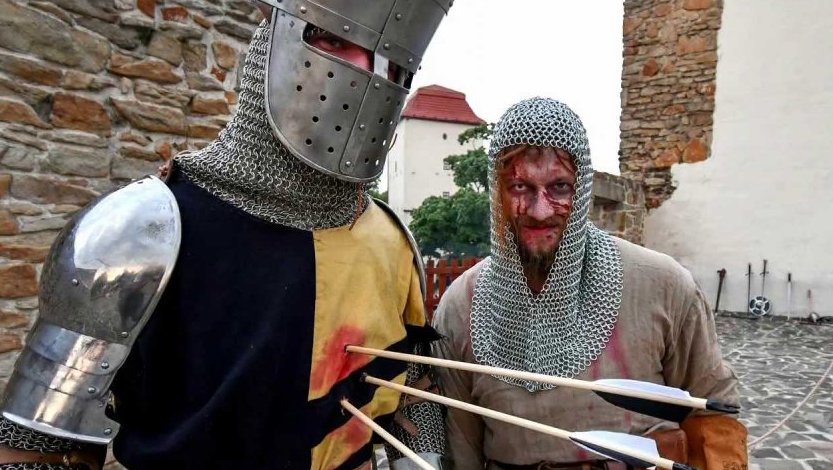 Strašení na hradě