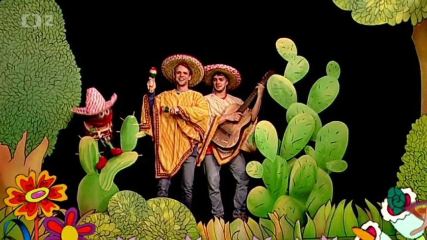 Mufikanti Tom, Filip a Muf zpívají píseň Všichni už jsou v Mexiku .