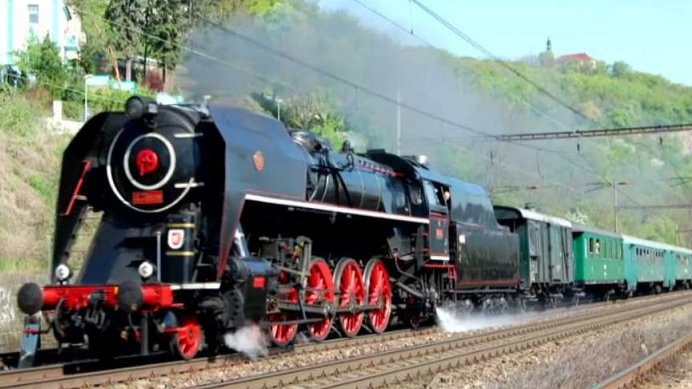Parní vlak do Nové Bystřice a Křivoklátský expres