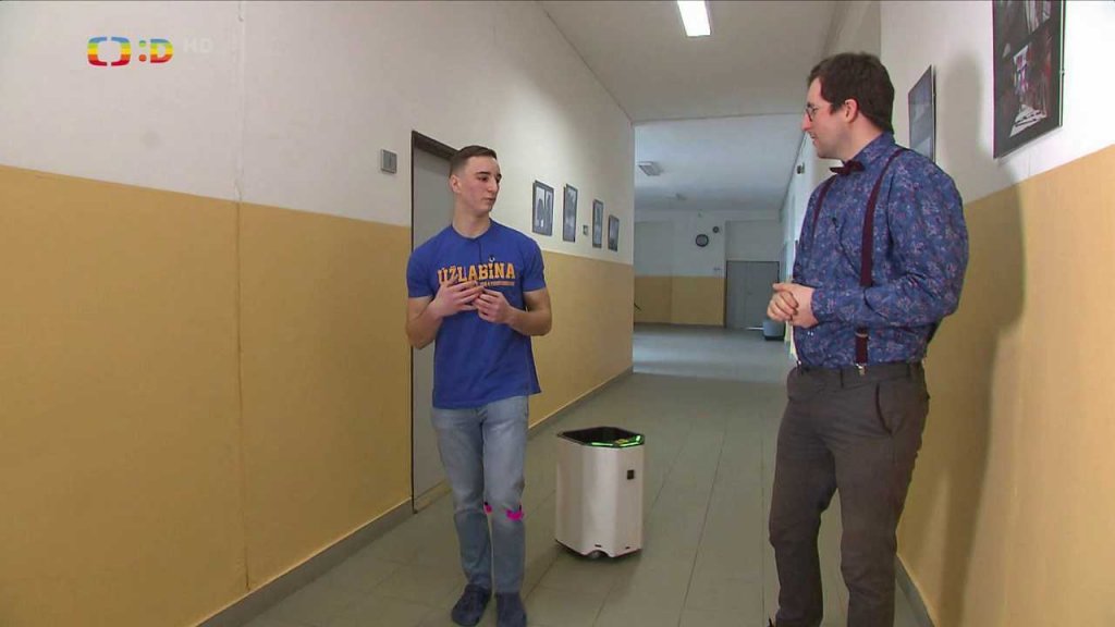Reportáž: Robot pomocník studenta