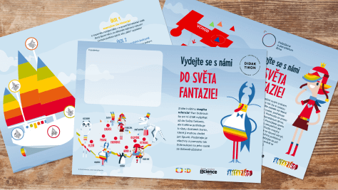 Pozvánka do science center! Vydej se na dobrodružnou cestu do Světa fantazie s hrdiny z ČT Déčka!
