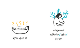 vykoupat se nebo někoho obejmout, klidně i sebe nebo strom