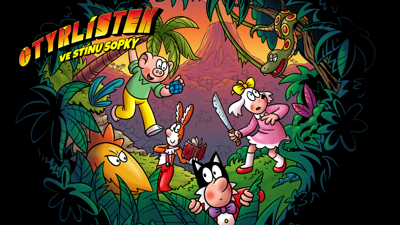 Čtyřlístek ve stínu sopky