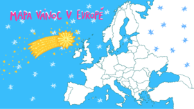 Mapa Vánoc