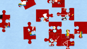 Puzzle: Ovečky a špunti